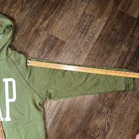 NWOT GAP Factory Olive Green Logo Hoody Hoodie XL - Picture 3 of 9